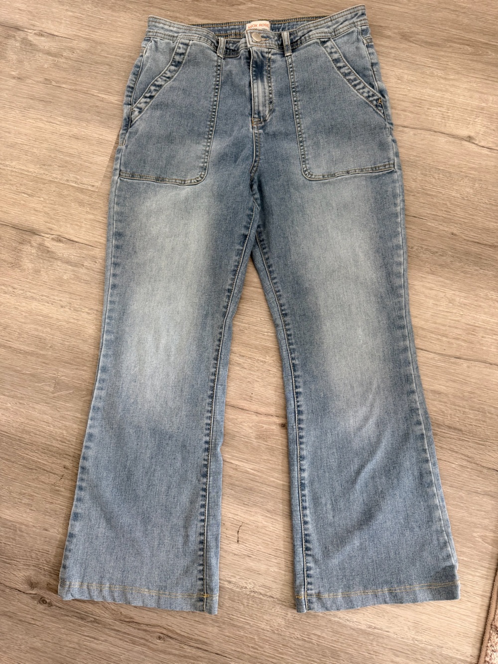 Knox Rose Light Blue Faded Women's Jeans
